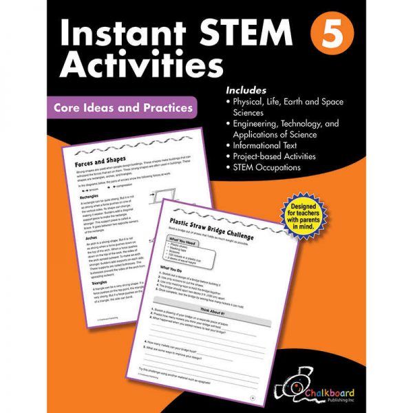 Creative Teaching Press® STEM Instant Activities Workbook, Grade 5