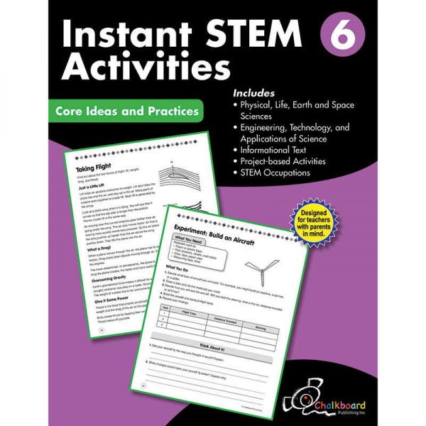 Creative Teaching Press® STEM Instant Activities Workbook, Grade 6