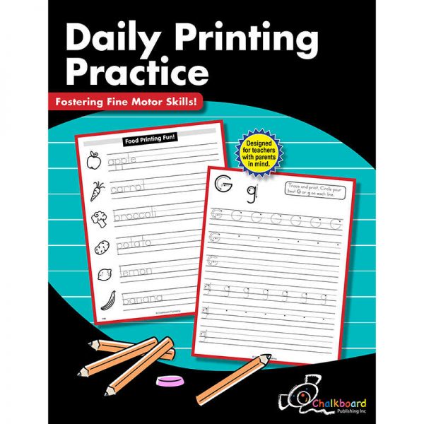 Creative Teaching Press® Daily Printing Practice Workbook, Grade K-2