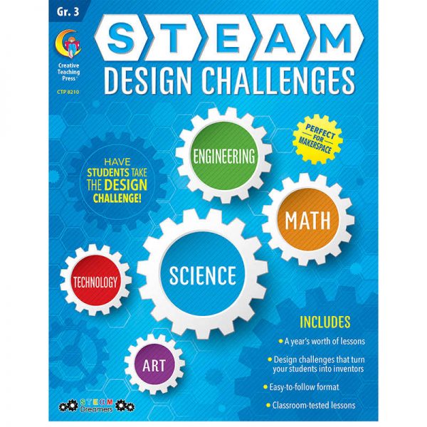 Creative Teaching Press® STEAM Design Challenges Resource Book, Grade 3