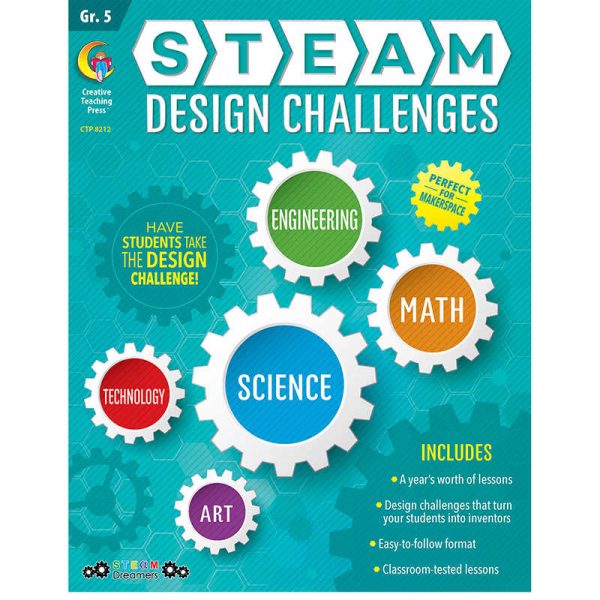 Creative Teaching Press® STEAM Design Challenges Resource Book, Grade 5