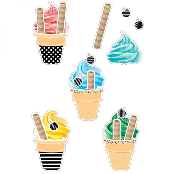 Creative Teaching Press® Happy Birthday Ice Cream Cones + Replacement Pieces