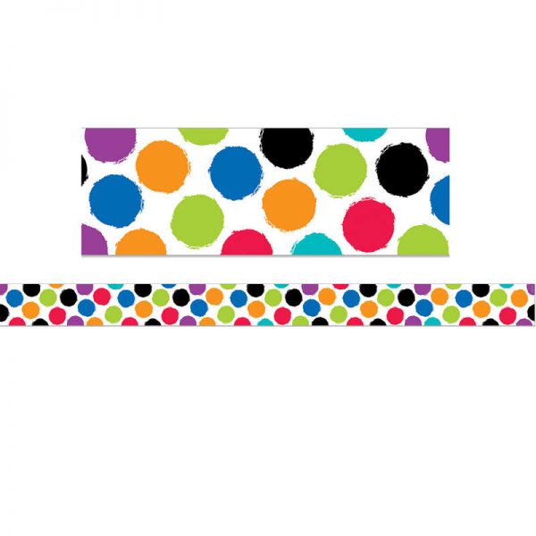 Creative Teaching Press® Bold & Bright Colorful Spots Border, 35 Feet