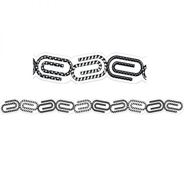 Creative Teaching Press® Bold & Bright Paper Clips Border, 35 Feet