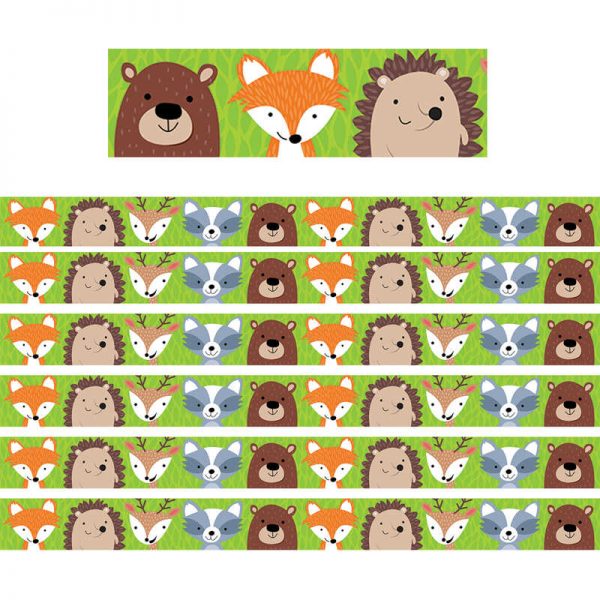 Creative Teaching Press® Woodland Friends Border, 35 Feet Per Pack, 6 Packs