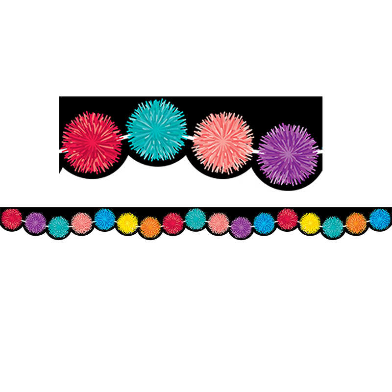 Creative Teaching Press® Pom-Poms Border, 35 Feet