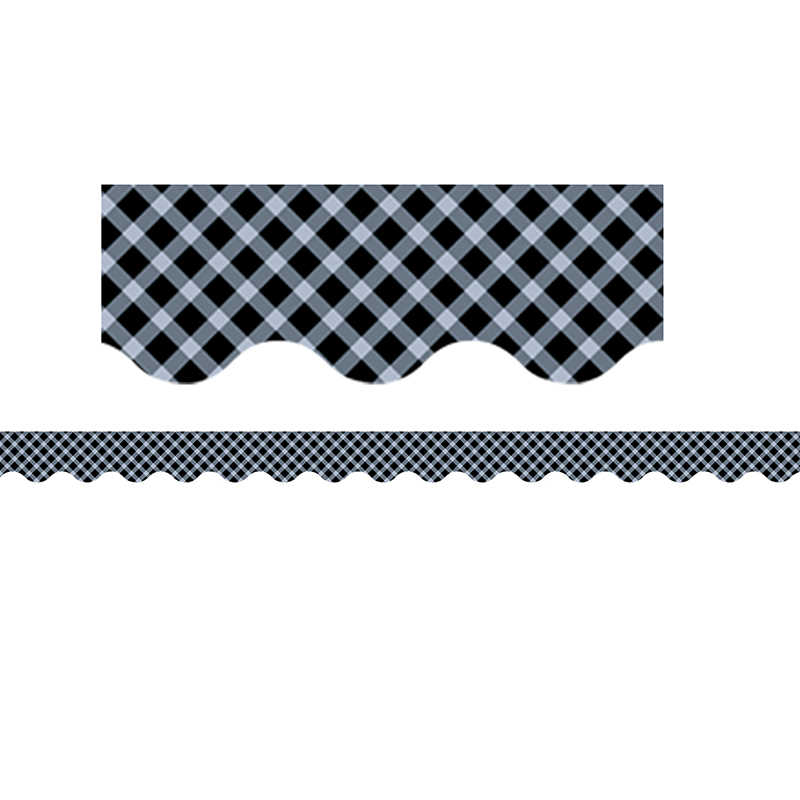 Creative Teaching Press® Black Gingham Border, 35 Feet