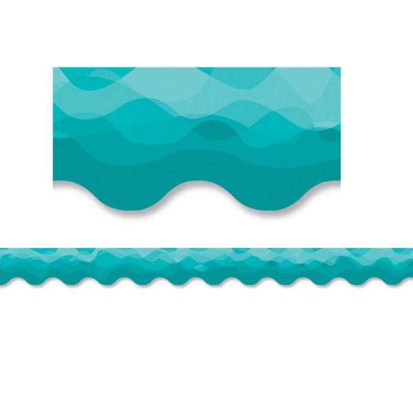 Creative Teaching Press® Waves of Teal Border, 35 Feet