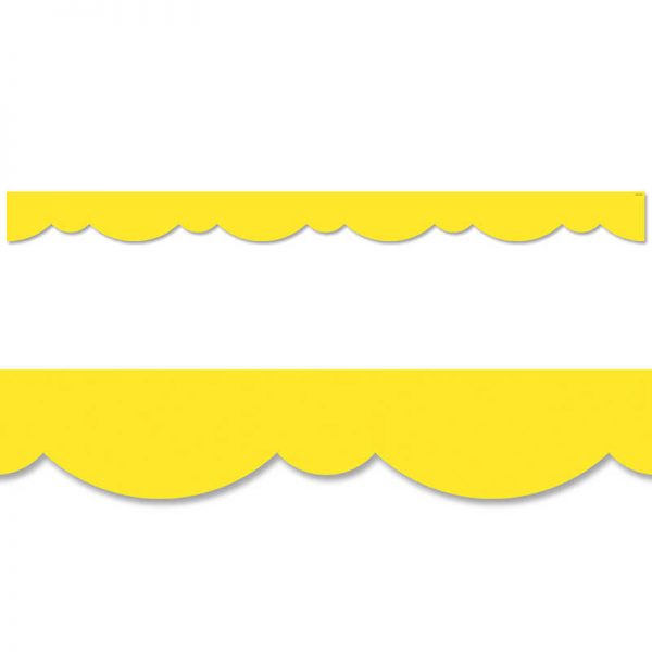 Creative Teaching Press® Yellow Stylish Scallops Border, 35 Feet