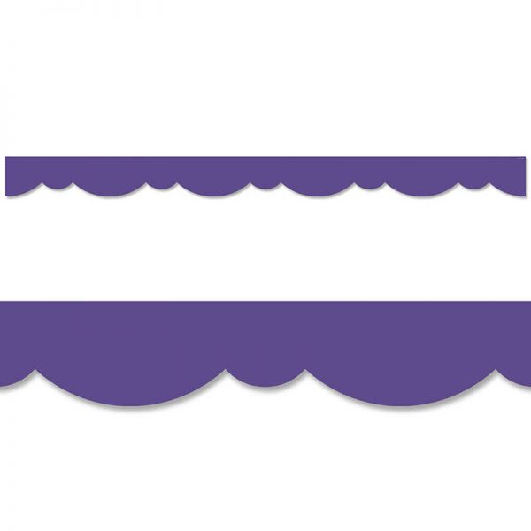 Creative Teaching Press® Ultra Violet Stylish Scallops Border, 35 Feet