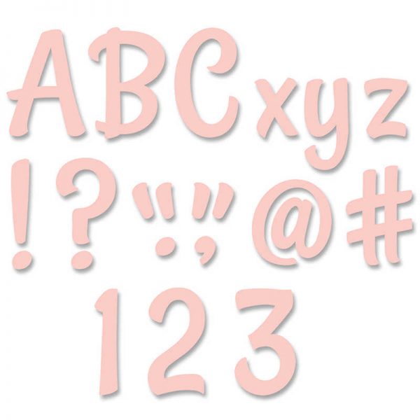 Creative Teaching Press® Stylish Blush 4" Designer Letters, 235/Pack
