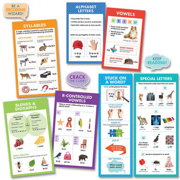 Creative Teaching Press® Conquering Phonics Bulletin Board Set, 10 Pieces