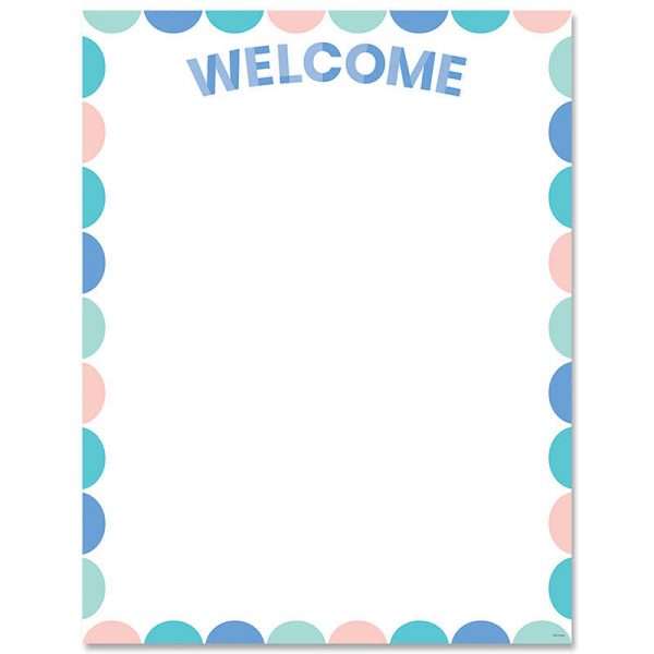 Creative Teaching Press® Calm & Cool Welcome Chart