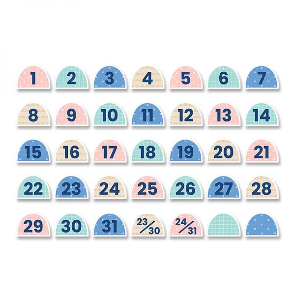 Creative Teaching Press® Calm & Cool Calendar Days, 35/Pack