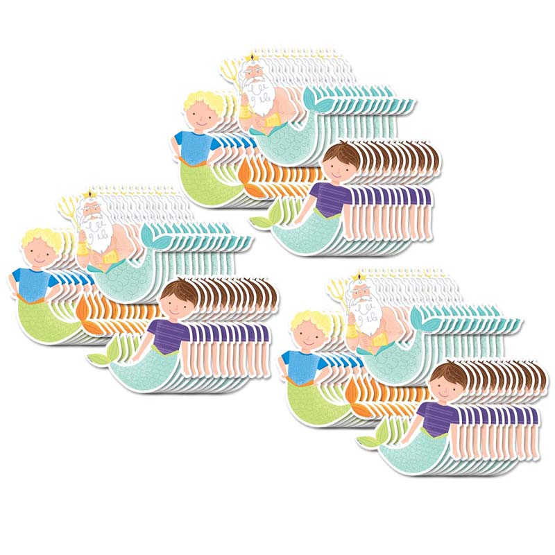 Creative Teaching Press® King Neptune & Friends 6" Designer Cut-Outs, 36 Per Pack, 3 Packs