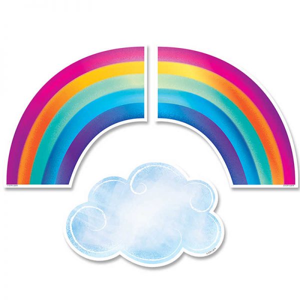 Creative Teaching Press® Rainbows and Clouds 6" Designer Cut-Outs, 36 Per Pack