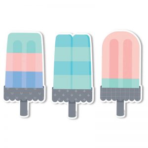 Creative Teaching Press® Calm & Cool Ice Pops 6" Designer Cut-Outs, 36/Pack