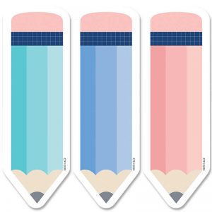 Creative Teaching Press® Calm & Cool Pencils 6" Designer Cut-Outs, 36/Pack