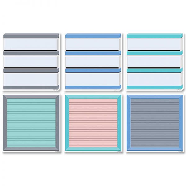 Creative Teaching Press® Calm & Cool Letter & Light Boards 6" Designer Cut-Outs, 36/Pack