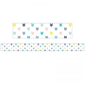 Creative Teaching Press® Calm & Cool Colorful Mini Chevrons Border, 35 Feet