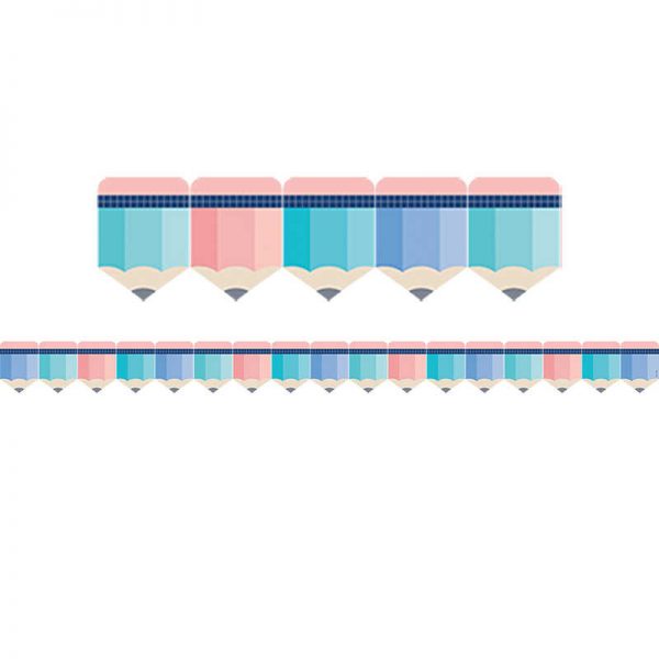 Creative Teaching Press® Calm & Cool Pencils Border, 35 Feet