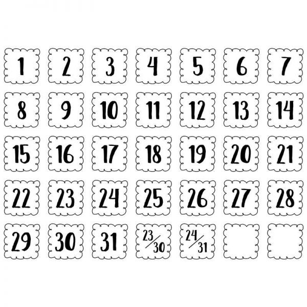 Creative Teaching Press® Loop-de-Loop Calendar Days, 35 Pieces