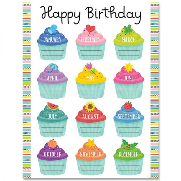 Creative Teaching Press® Color Pop Birthday Chart