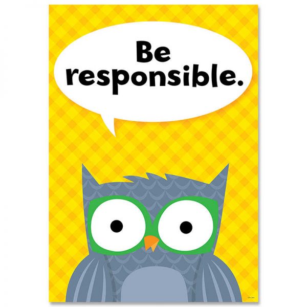 Creative Teaching Press® Be responsible Woodland Friends Inspire U Poster