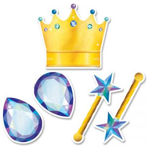 Creative Teaching Press® Mystical Magical Crowns and Jewels 6" Designer Cut-Outs, 36/Pack
