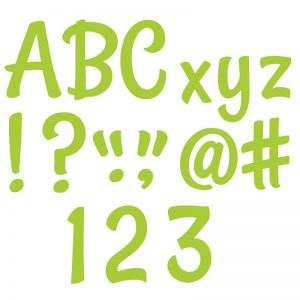 Creative Teaching Press® Stylish Lime Green 4" Designer Letters, 235/Pack