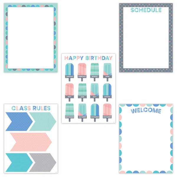 Creative Teaching Press® Calm & Cool Classroom Essentials 5-Chart Pack