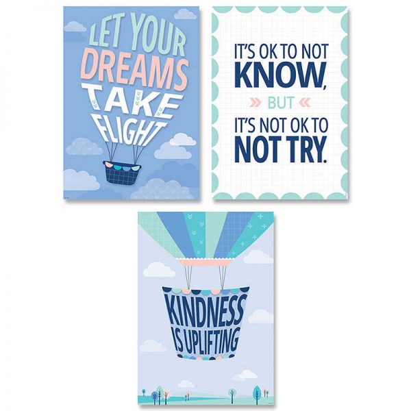 Creative Teaching Press® Calm & Cool Inspire U™ 3-Poster Pack