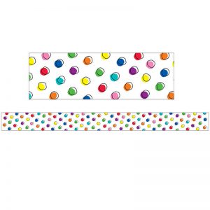 Creative Teaching Press® Doodle Dots on White Border, 35 Feet