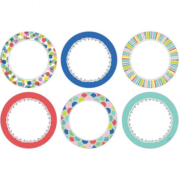 Creative Teaching Press® Color Pop Dots 6" Designer Cut-Outs, Pack of 36