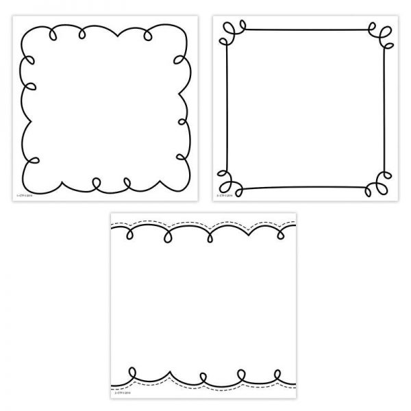 Creative Teaching Press® Loop-de-Loop Cards 6" Designer Cut-Outs, Pack of 36