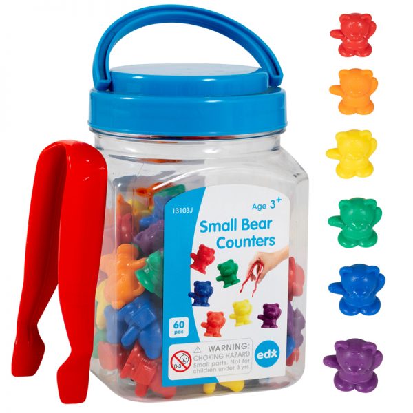 Edx Education® Small Bears - Mini Jar - Set of 60