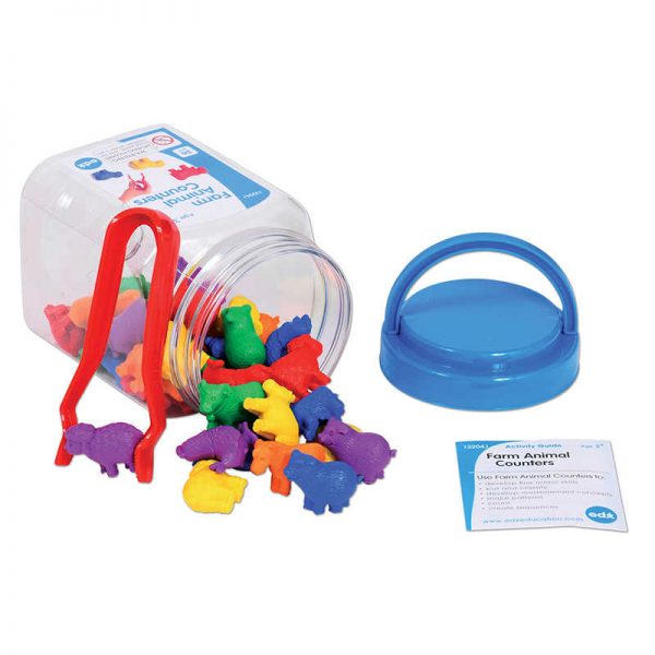 Edx Education® Farm Animal Counters - Mini Jar