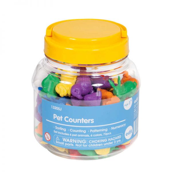 Edx Education® Pet Counters, Set of 72