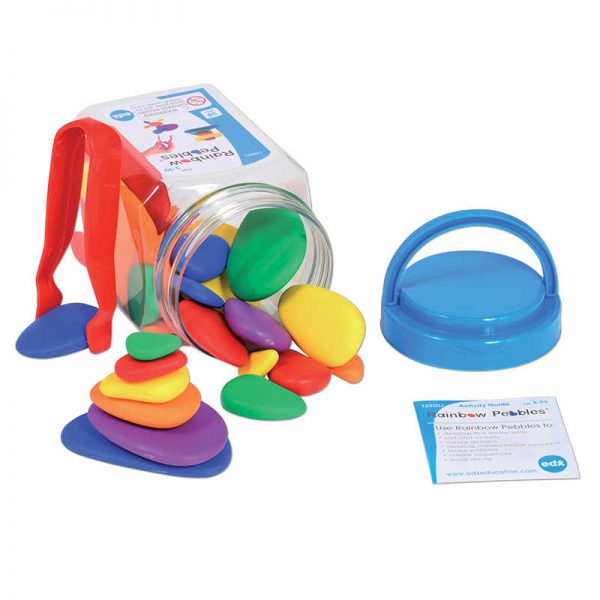 Edx Education® Rainbow Pebbles® - Mini Jar