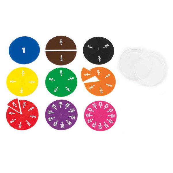Edx Education® Fraction Circles, 51 Pieces