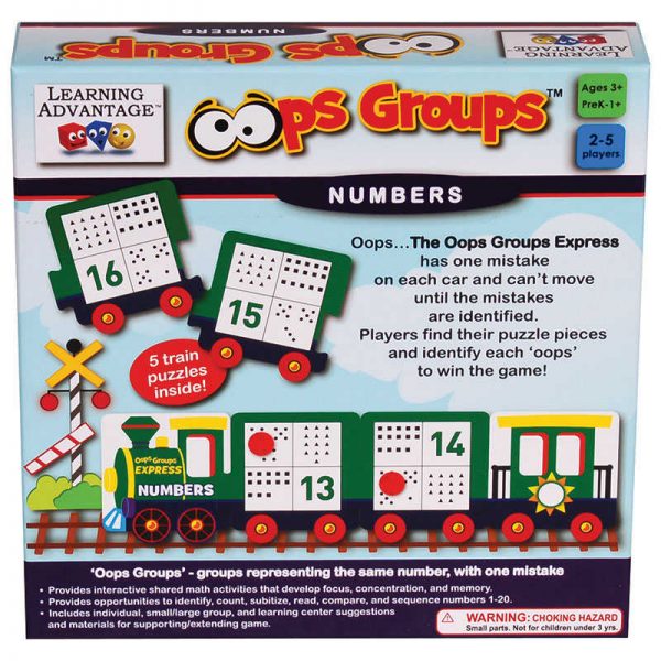 Learning Advantage™ Oops Groups™ Numbers Game