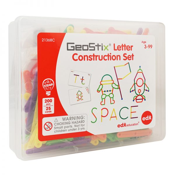 Edx Education GeoStix® Letter Construction Set