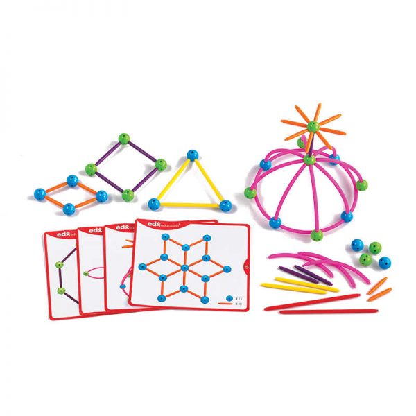 Edx Education® Skeletal Starter Geo Building Set, 164 Pieces