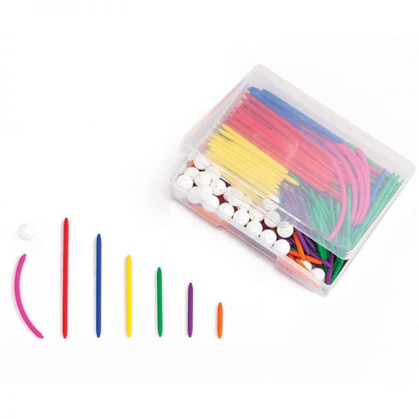 Edx Education® Skeletal Geo Building Set, 330 Pieces