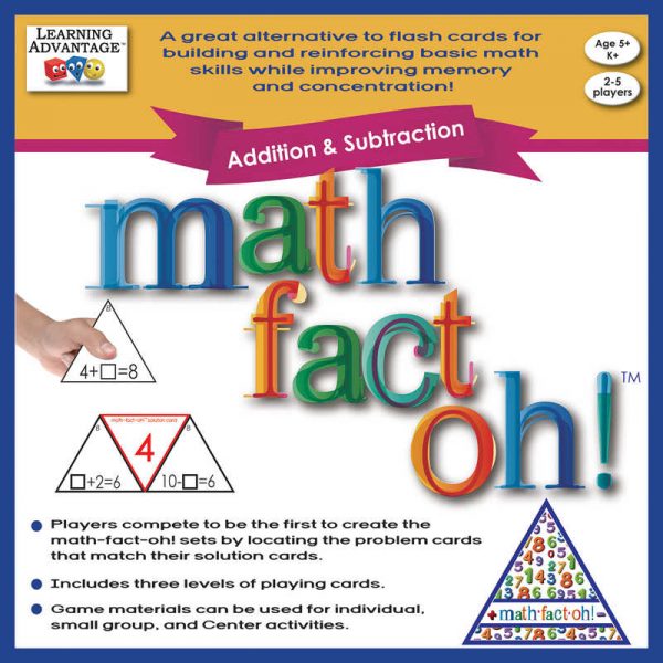 Learning Advantage™ math-fact-oh!™ Addition & Subtraction Game