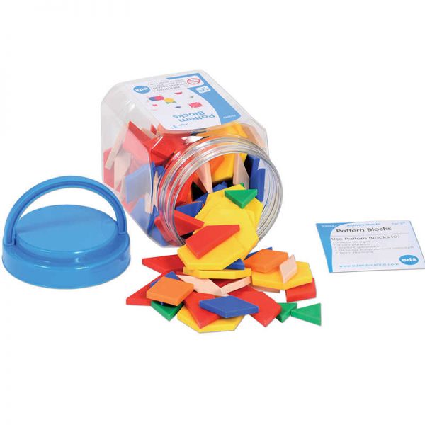 Edx Education® Pattern Blocks - Mini Jar, 120 Pieces