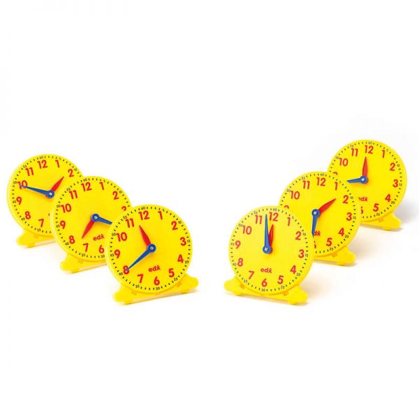 Learning Advantage™ Student Clock, Pack of 6