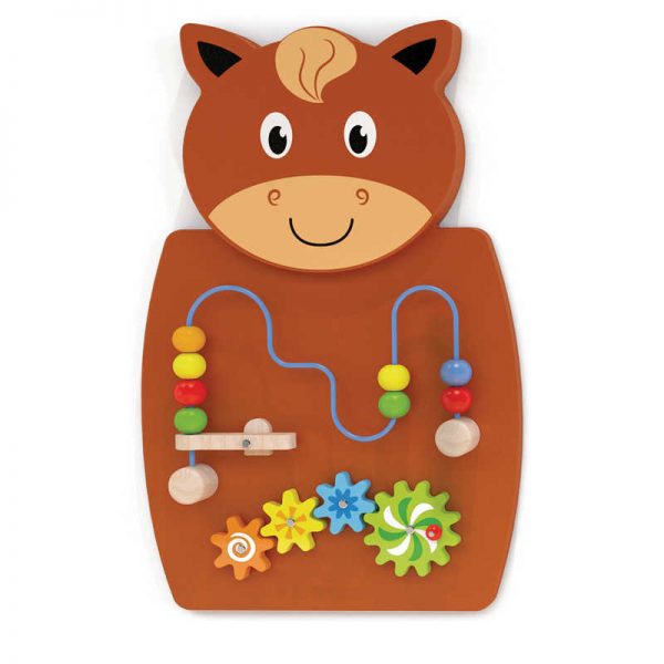 Learning Advantage™ Wire Beads & Gears Activity Wall Panel, Horse