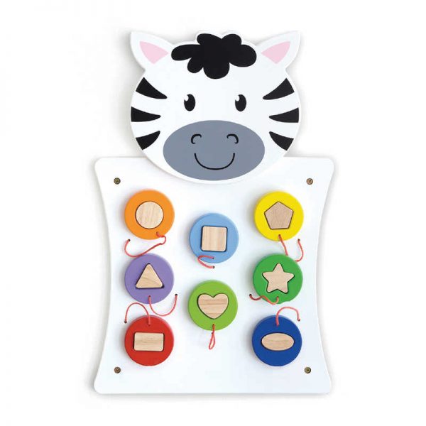 Learning Advantage™ Match Shapes Activity Wall Panel, Zebra