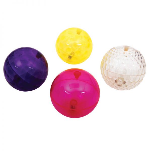 TickiT® Sensory Flashing Balls Large Texture, 4-Piece Set